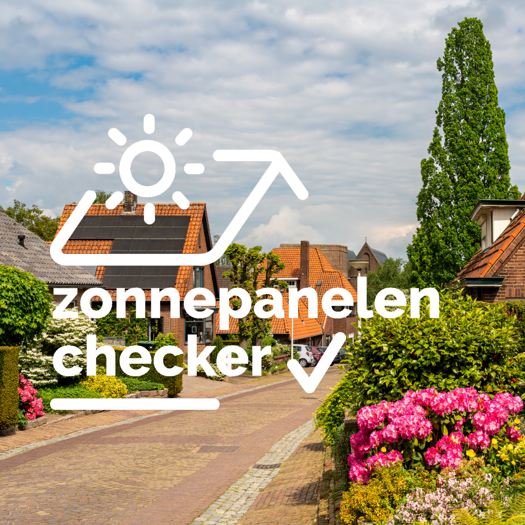 Beeld zonnepanelen checker 