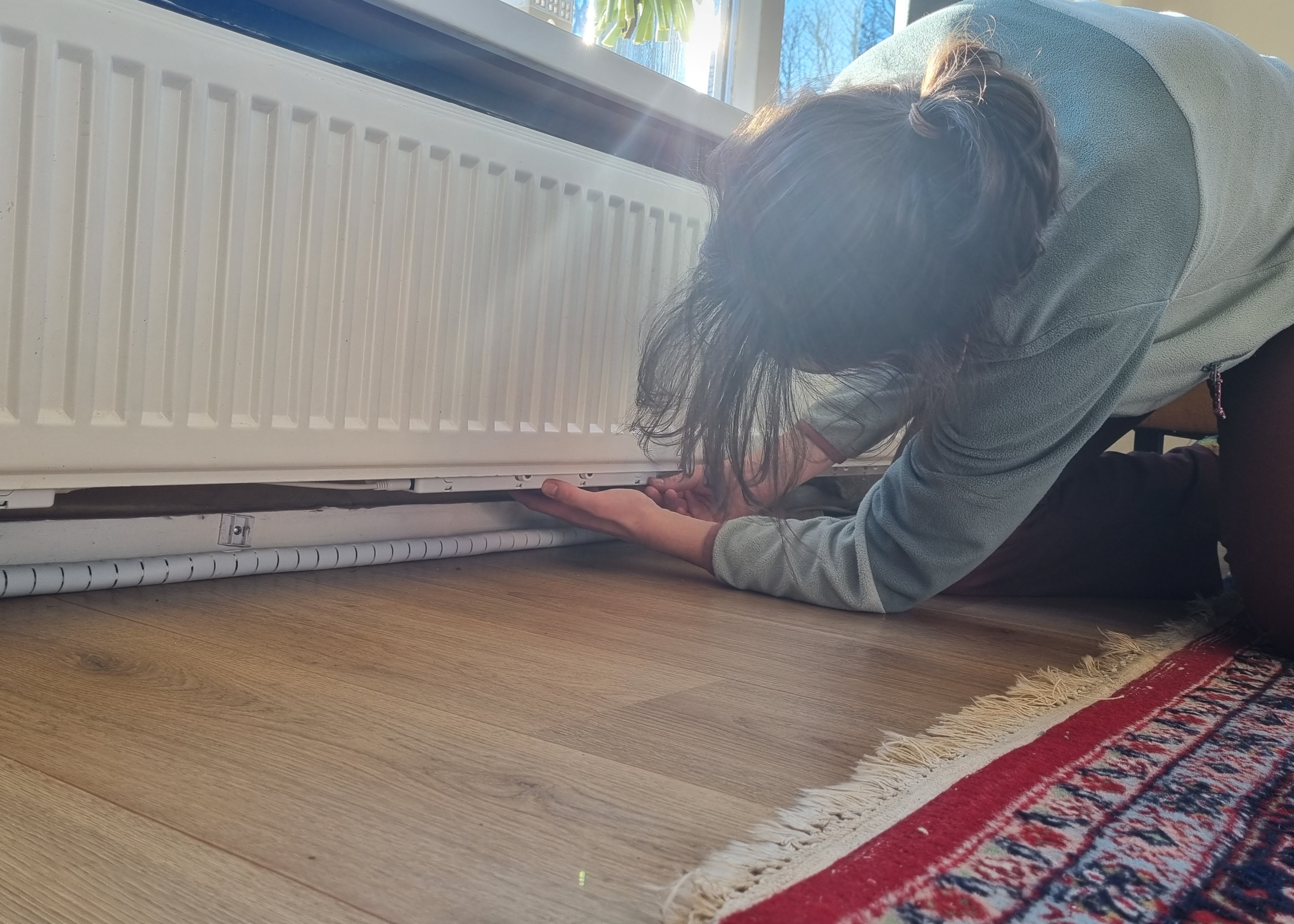 Klik de andere radiatorventilator onder je radiator.