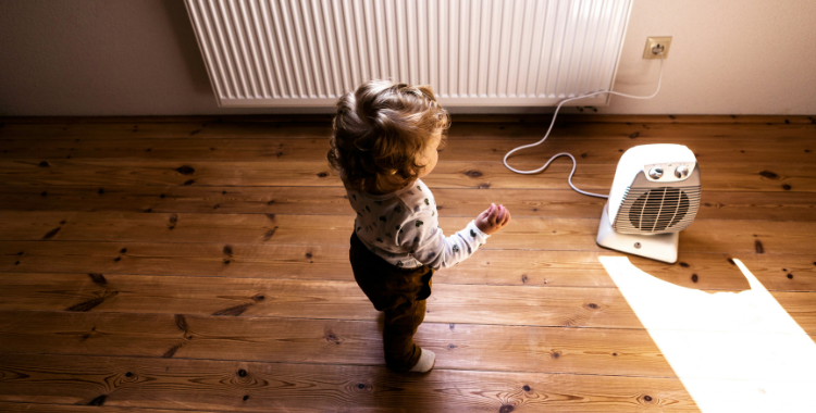 Mobiel ventilatorkacheltje