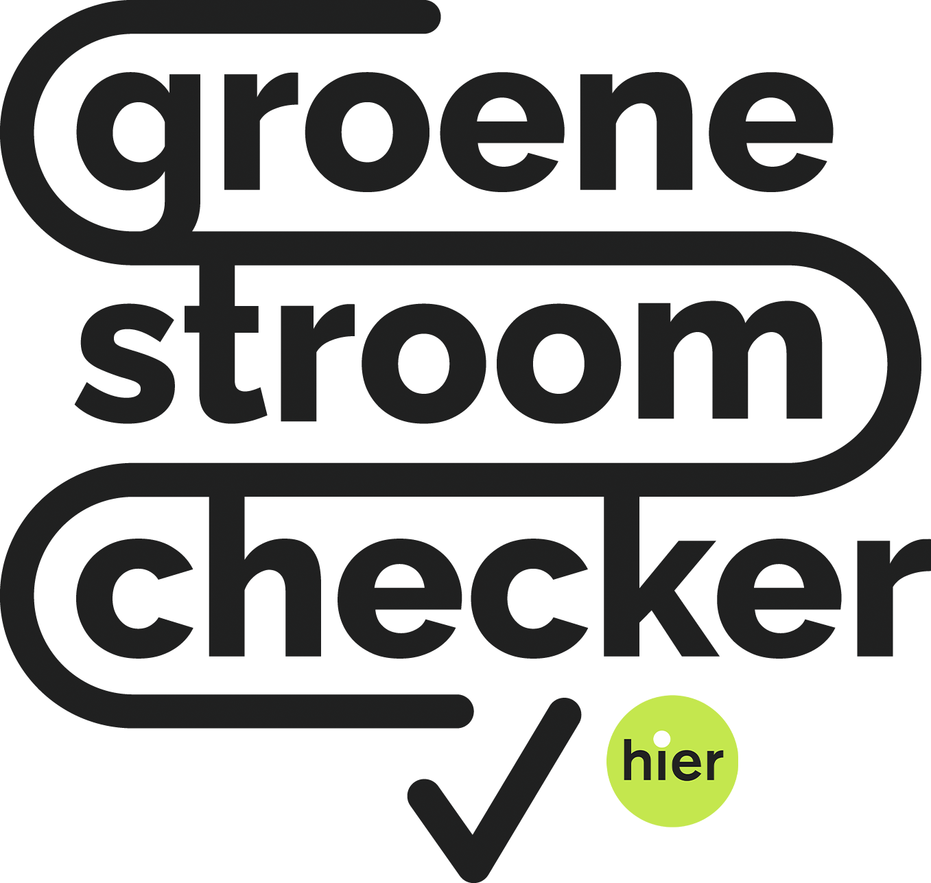 beeldmerk groene stroom checker