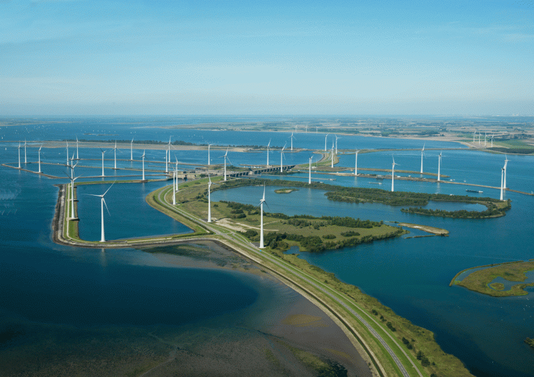 drijvend zonnepark Windpark Krammer sluizen