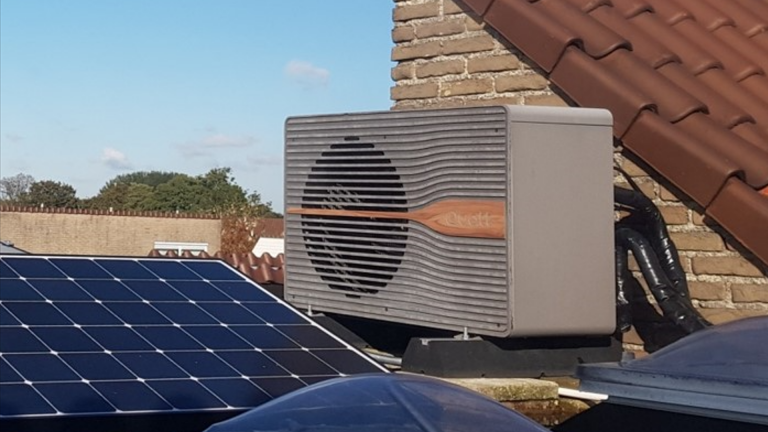 warmtepomp en zonnepaneel