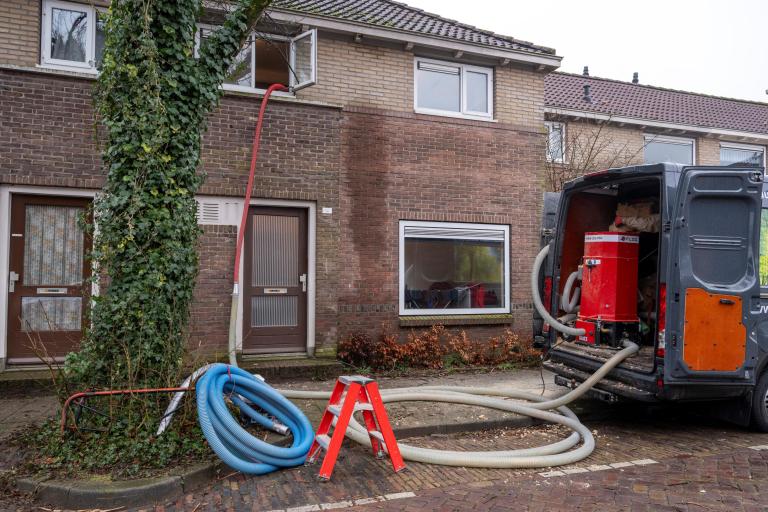 Isolatiebedrijf voor de deur